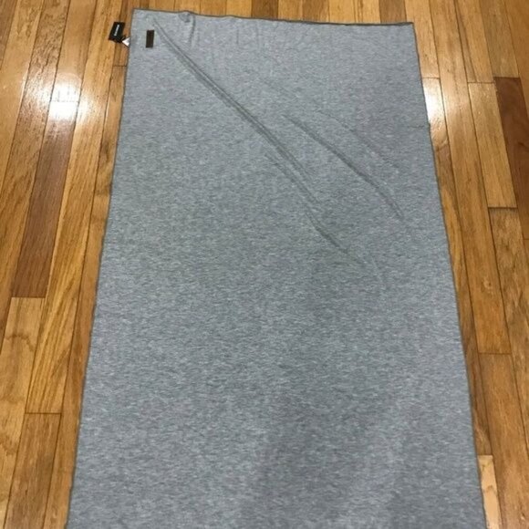 Beau Hudson Jersey Scarf OS Grey Preppy Modern Neutral Marie Snow Ski Minimalist - Picture 3 of 9